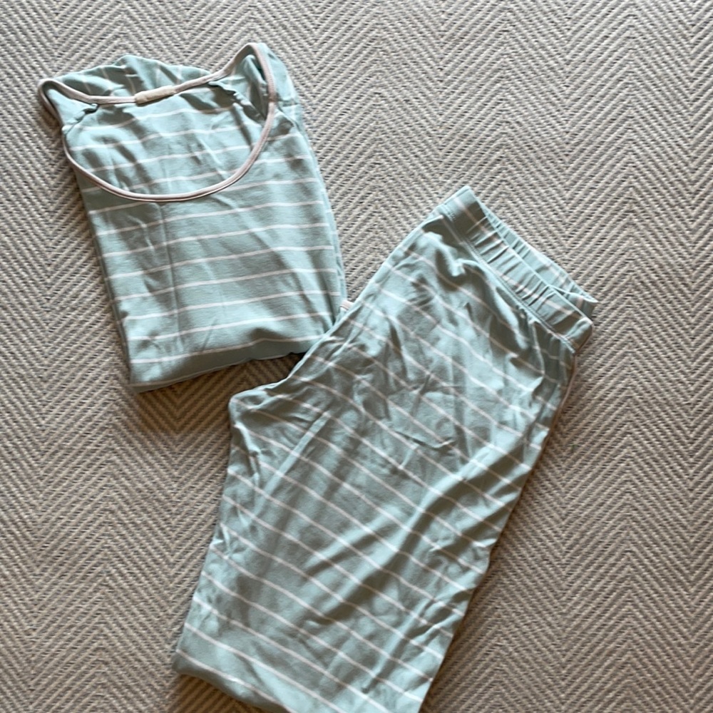 Lake Short-Long Set Mist with Sand Trim